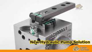 हाइड्रोलिक पंप मरम्मत के लिए रेक्सरोथ A4VTG71 A4VTG90 HW हैंड मैनुल कंट्रोल वाल्व