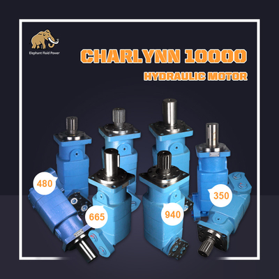 मूल जेरोलर हाइड्रोलिक मोटर ईटन चार लिन 10000 सीरीज 345-940cc / Rev प्रतिस्थापन