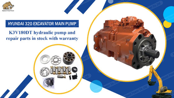 हुंडई 320 एक्सकेवेटर K3V180Dt 31N9-10010 मुख्य पंप के लिए OEM गुणवत्ता वाले हाइड्रोलिक पंप पार्ट्स