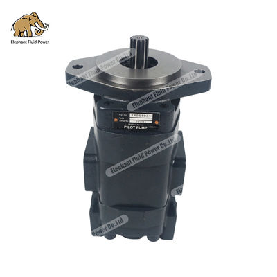 डबल गियर पंप 14561971 वोल्वो EC330B EC360B EC360C एक्सकेवेटर के लिए 100% इंटरचेंज और एक साल की वारंटी के साथ कास्ट आयरन